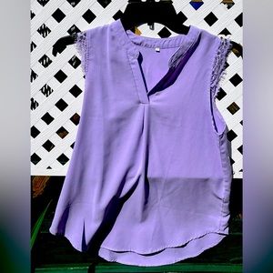 V-Neck Sleeveless Blouse